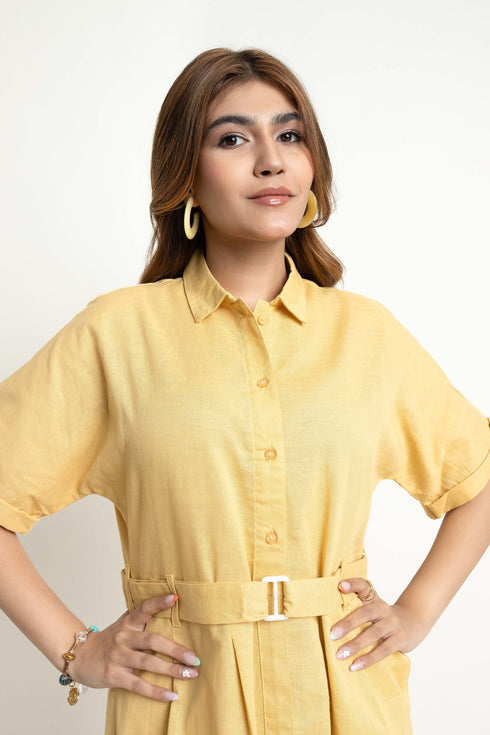 The Linen Kimono Dress